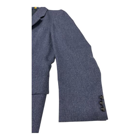 Vintage Pendleton Tweed Blazer Men's 46 Long Navy Blue Suit Jacket Classic - Picture 7 of 10